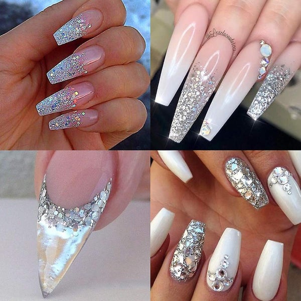 Holographic Nail Glitter Sequins Nail Art Supplies 3d Nails Glitter Flakes Shi Carousel 2