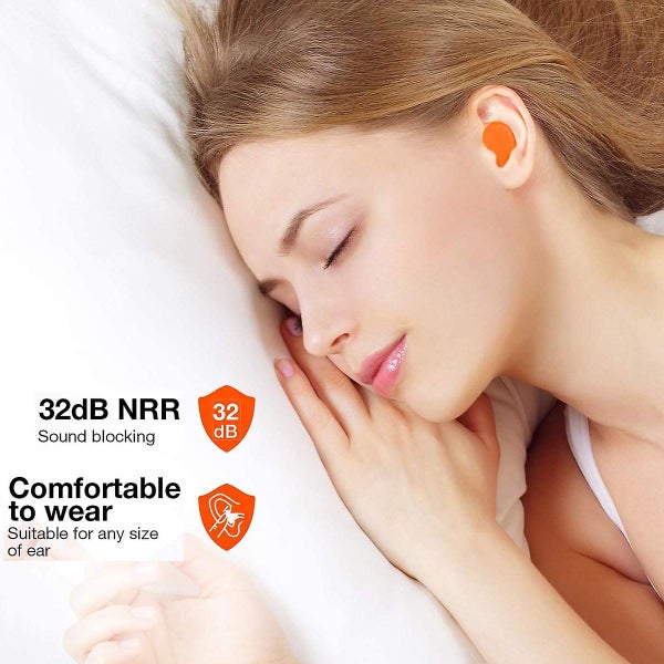 8 Pairs Of Silicone Ear Plugs Reusable Waterproof Noise-cancelling Ear Plugs M Carousel 5