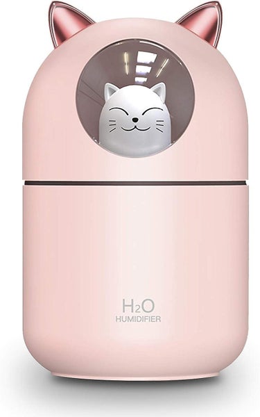 Cat Humidifier Cool Mist Humidifier For Homecute Cat Night Light For Bedroom E Carousel 1