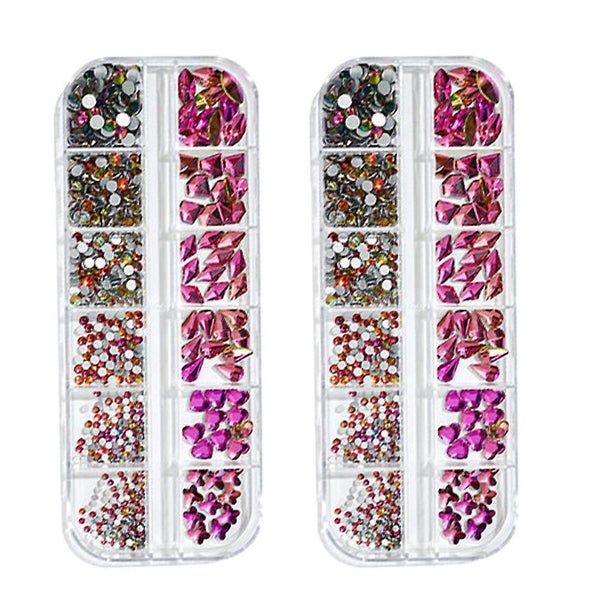 Crystals Rhinestones Royal Flatback Round Beads Rhinestones Crystals For Nail Carousel 1