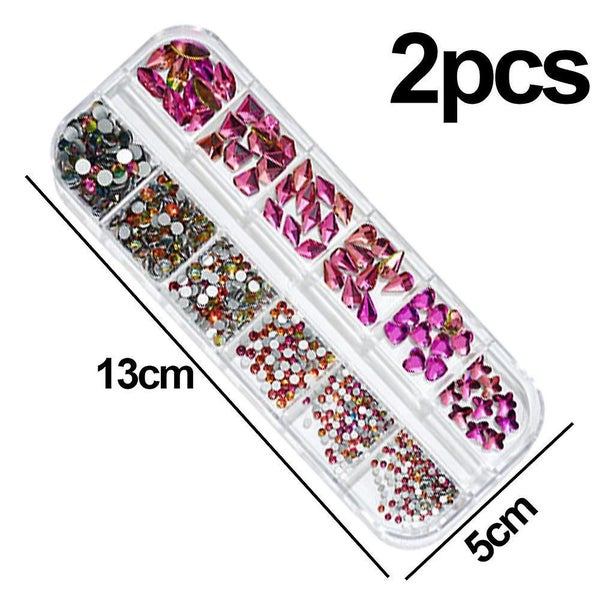 Crystals Rhinestones Royal Flatback Round Beads Rhinestones Crystals For Nail Carousel 4