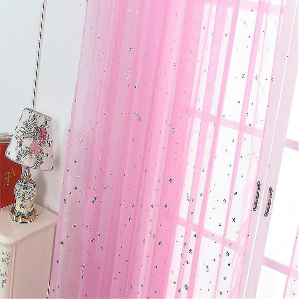 Decoration Home Star Themed Window Curtain Sheer Linen Curtain Sheer Curtains Carousel 2