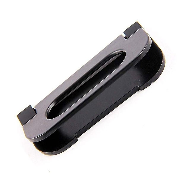 2-pack Alloy Recessed Type Handle Flush Door Pull Black Rustproof For Sliding Carousel 2
