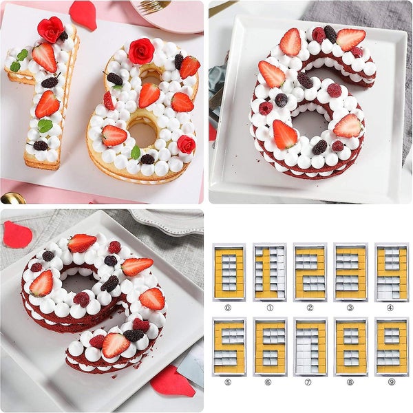 Aluminum Baking Molds/cake Tin Adjustable Non-stick Molds For Capital Letters Carousel 4