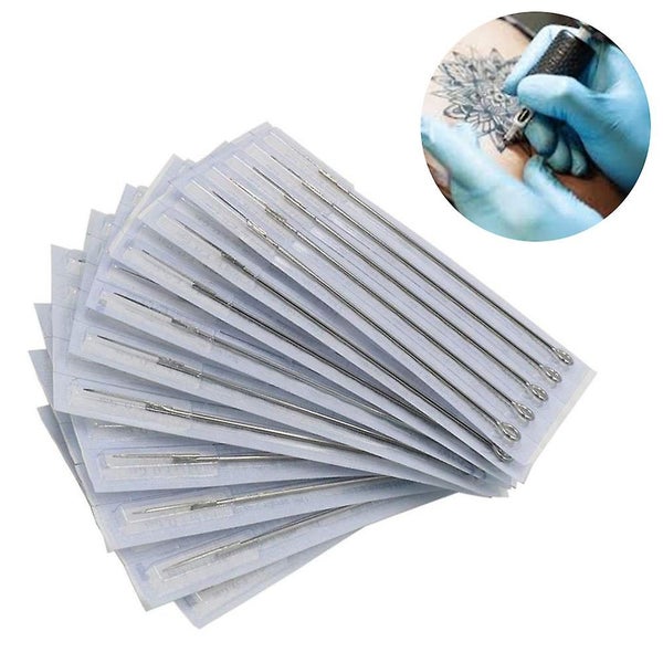 50pcs Disposable Sterilized Tattoo Needles Round Liner Size For Tattoo Machine Carousel 2