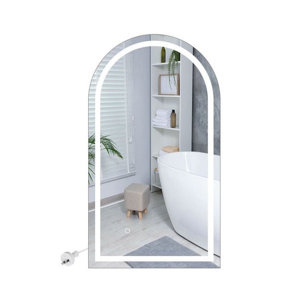 Goslash Picks Led Wall Mirror Arch Anti-fog Bathroom Mirrors Makeup Light 50x... Carousel 1