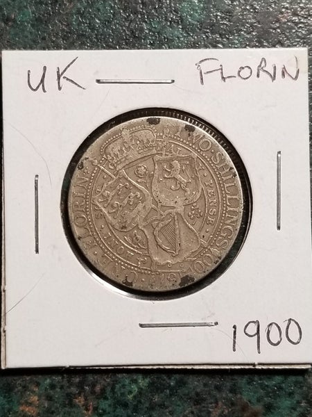 UK FLORIN - SILVER 1900 Carousel 1