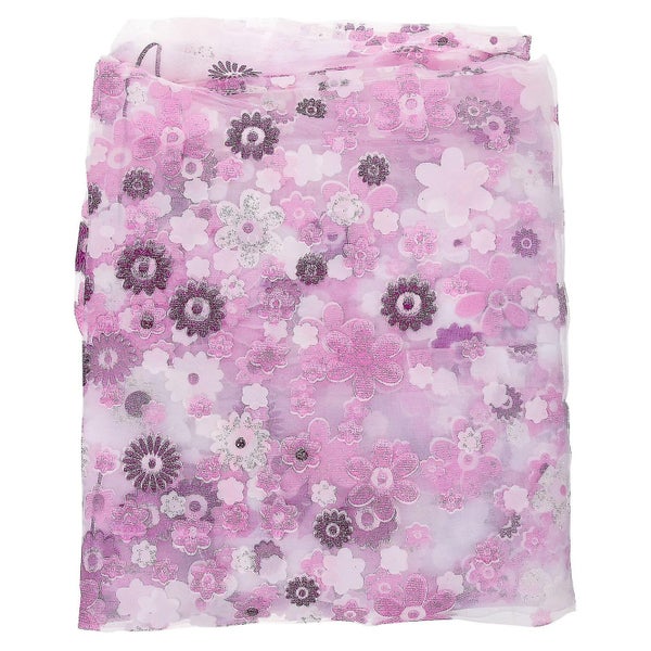 Floral Tulle Window Sheer Rod Pocket Voile Curtains For Bedroom Living Room 10 Carousel 2