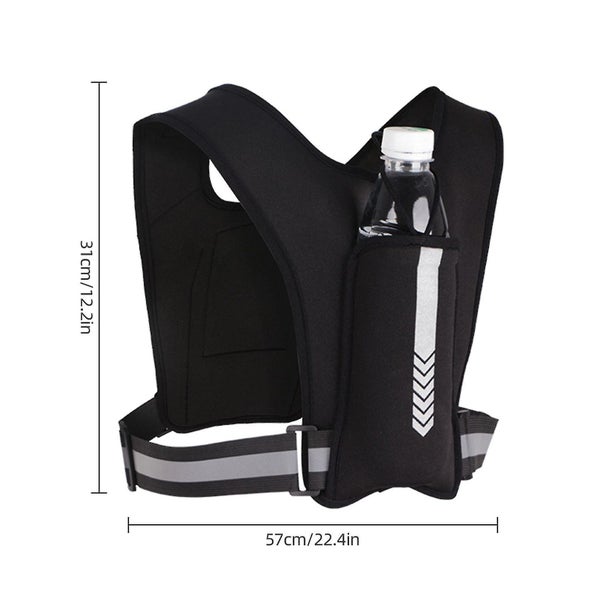 Phone Holder Vest Running Reflective Night Workout Gear For Men&women Running Carousel 2