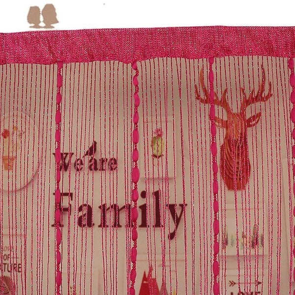 100 x 200 Cm Wire Door Curtain Insect Repellent With Sliding Tunnel Washable Carousel 5
