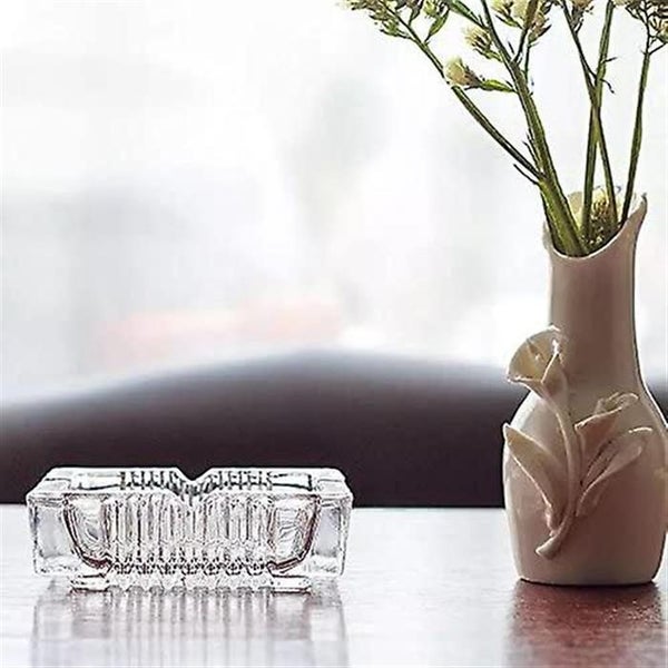 Green Apple Crystal Heavy Glass Ashtray For Indoor And Outdoor Decorative roun Carousel 4