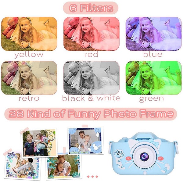 Camera For Children Hd Pink Carousel 5