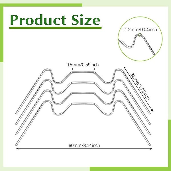 100 Pcs Greenhouse Glazing Clips 8 * 3.5cm Greenhouse Glass Clips 304 Stainles Carousel 2