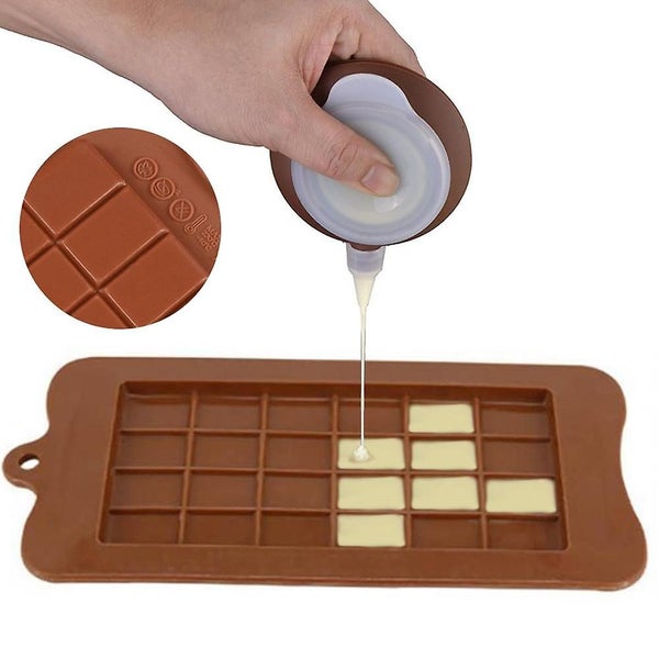 3pcs Silicone Chocolate Candy Molds Waffle 24 Grids Bpa Free Reusable 100% Sil Carousel 2