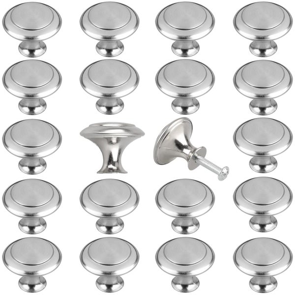 20pcs Kitchen Cabinet Knobs Handles Brushed Nickel Cabinet Knobs Dresser Drawe Carousel 1