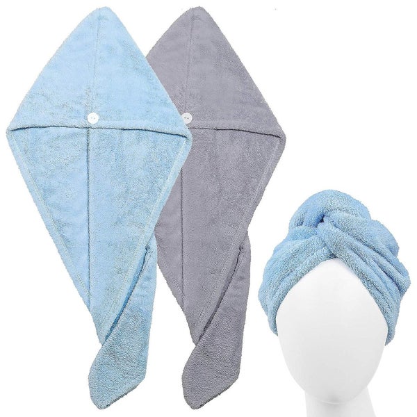 1pack Hair Towel Wrap For Women Quick Dry Soft Microfiber Hair Drying Towel Ba Carousel 1