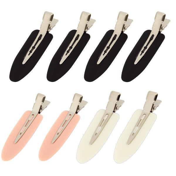 8 Pieces Of Non-curved Hair Clips Non-crease Hair Clips Styling Duckbill Clips Carousel 1