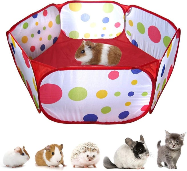 Guinea Pig Playpen Foldable Portable Small Animal Playpen Indoor Outdoor Use G Carousel 2