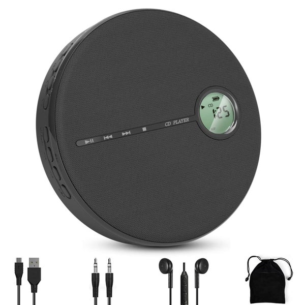 CD Player Portable Bluetooth CD Player Music Player MP3 Album Walkman Carousel 1