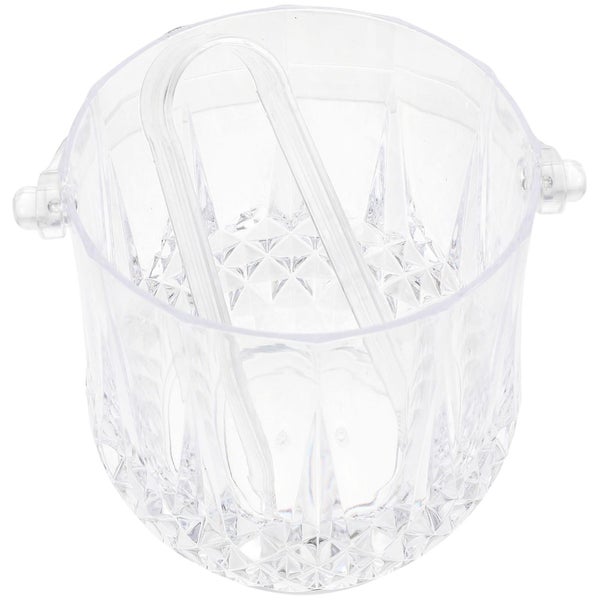 1 Set Transparent Household Ice Storage Handle Bucket Ice Storage Bucket Party Carousel 2