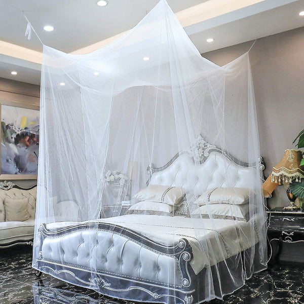 Luxury Mosquito Net For Double To King Size Bed Canopy | Camping Screen House Carousel 5