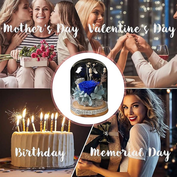 Handmade Delivery Gifts In Glass Domes Artificial Flower Gifts For Friends Carousel 5