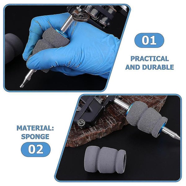 10pcs Tattoo Machine Pen Protective Covers Grip Handle Covers For Tattooing Pe Carousel 3