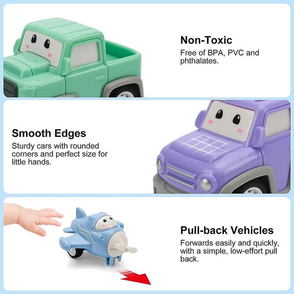 Truck Car Toys For Toddlers 7 In 1 Carrier Trucks For 3 4 5 6 Years Old Boys A Carousel 5