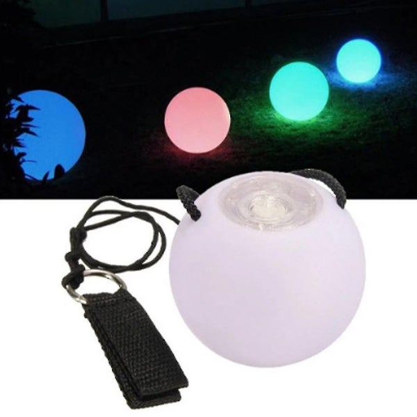 1 2pcs Led Glow Poi Juggling Thrown Balls Toy Gift For Belly Dance Hand Props Carousel 1