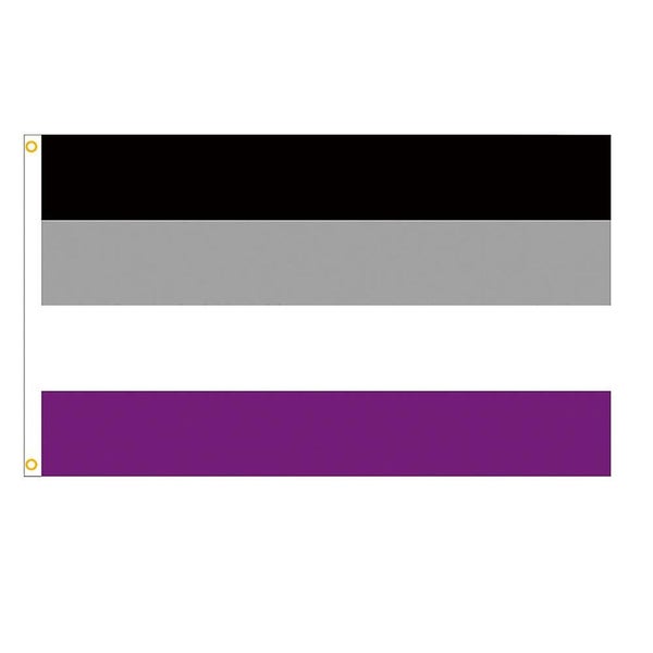 Asexual Flag For Wall & Outdoor 3x5 Ft Ace Flag Gay Pride Stuff Lgbtq Accessor Carousel 1
