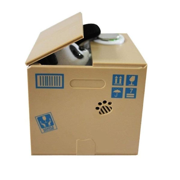 Panda Piggy Bank With Voice Piggy Bank Electric Piggy Bank Automatic Stealing Carousel 2