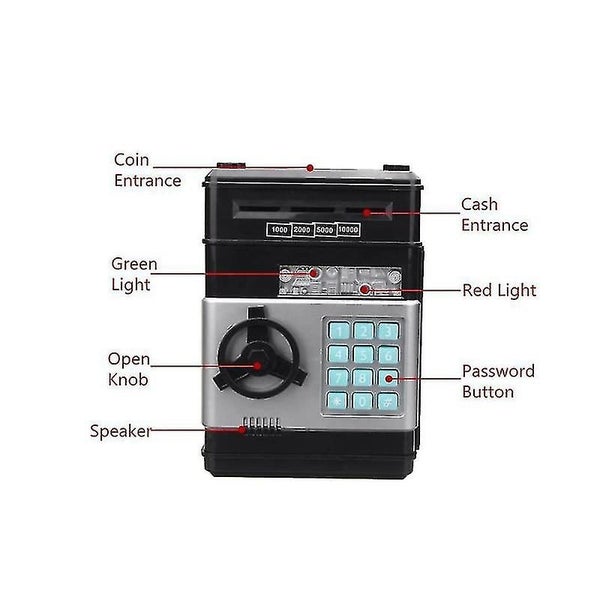 Piggy Bank For Kids Cute Mini Atm Money Bank With Password music auto Scroll P Carousel 2