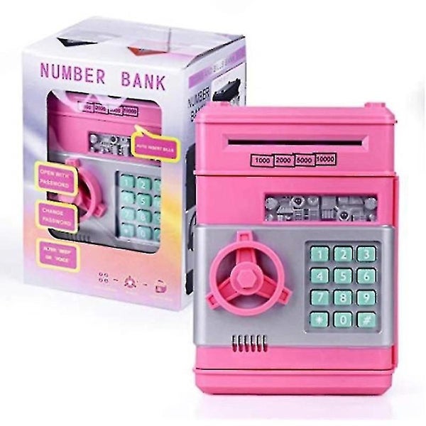Piggy Bank For Kids Cute Mini Atm Money Bank With Password music auto Scroll P Carousel 5