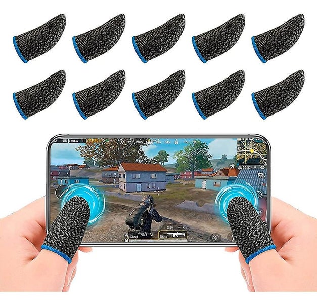 Mobile Game Finger Sleeve 6 Pack Breathable Anti-sweat Sensitive Aim Buttons Carousel 1