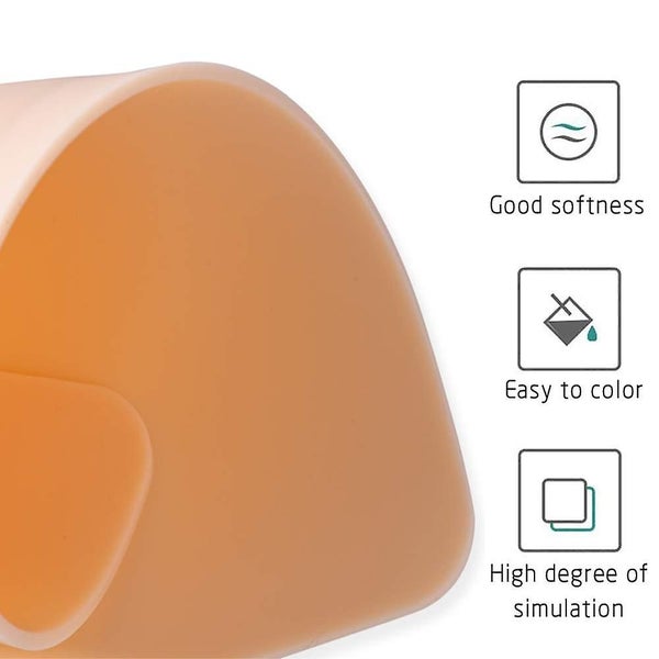 10 Pieces Of Tattoo Practice Skin Double-sided Artificial Silicone Skin Compati63858480984963112