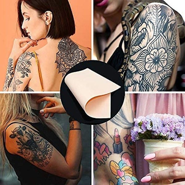 10 Pieces Of Tattoo Practice Skin Double-sided Artificial Silicone Skin Compati63858480984963114