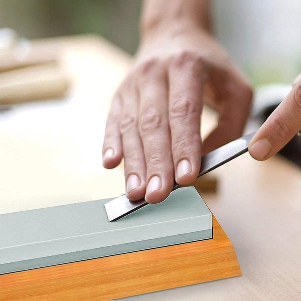 High-quality Sharpening Stone 400/1000 Grits Knife Sharpener Kit Carousel 5