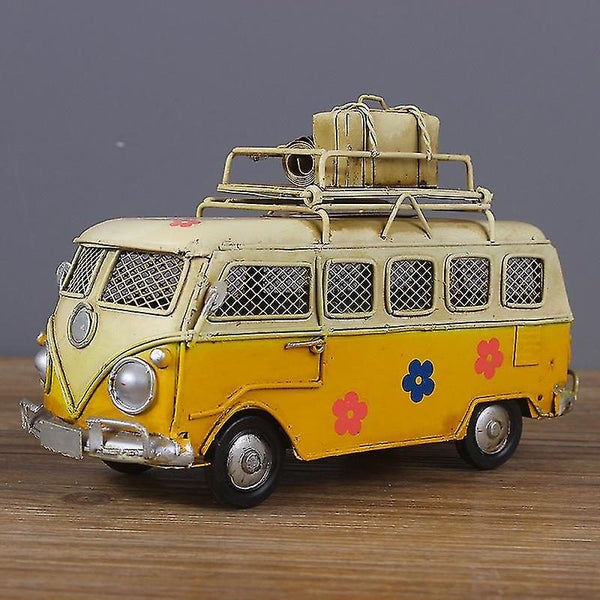 Piggy Bank Iron Piggy Bank Vintage Bus Shape Coin Box Botao Carousel 1