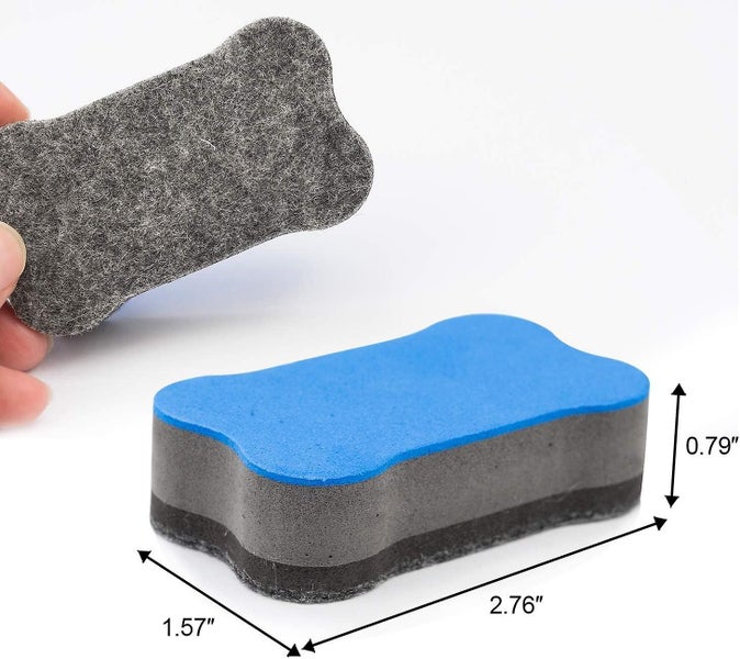 Magnetic Whiteboard Dry Erasers 40 Pack - Classroom Teacher Supplies Carousel 2