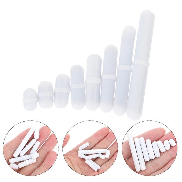 8pcs Magnetic Stirrers Mixer Stir Bars B-type Magnet Stirring Bars Labs Stir R Carousel 2