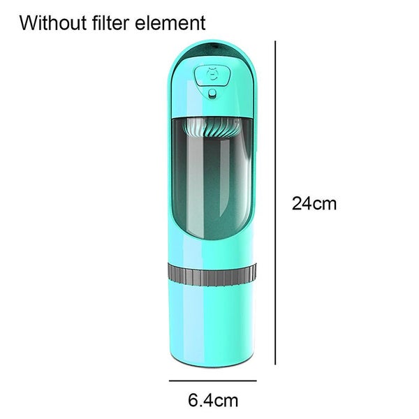 Dog Water Bottle With Filter Portable 2in1 Dog Water Bottle Cup With Food Cont Carousel 2
