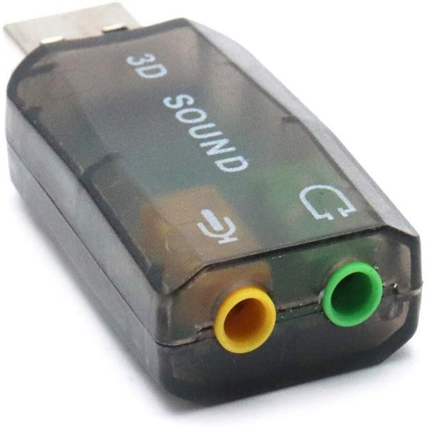 3 Pcs 3d External Drive-free Usb Sound Card 5.1 Channel Usb Audio Adapter With Carousel 1