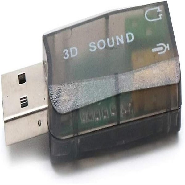 3 Pcs 3d External Drive-free Usb Sound Card 5.1 Channel Usb Audio Adapter With Carousel 2
