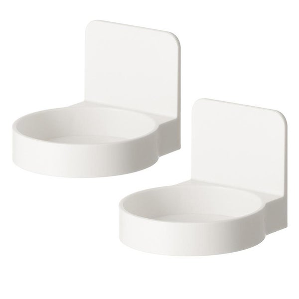 Set Of Bathroom Supports 2 Pieces White Carousel 1