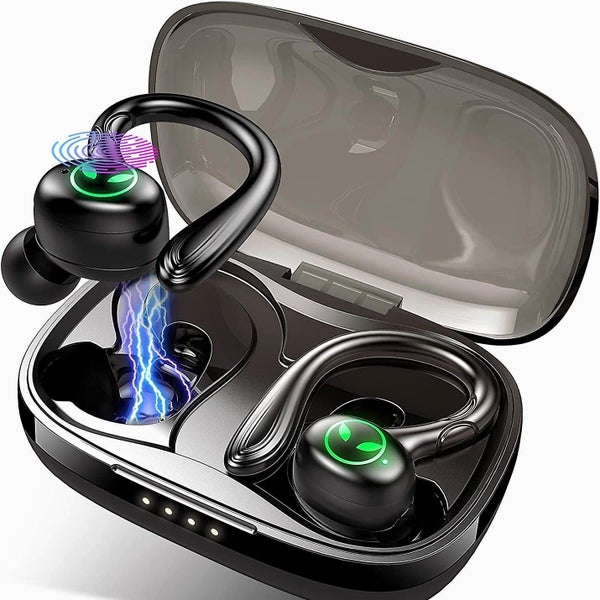 Sports Bluetooth Headset Dual Stereo High Quality Ultralong Battery Life Earhu Carousel 1