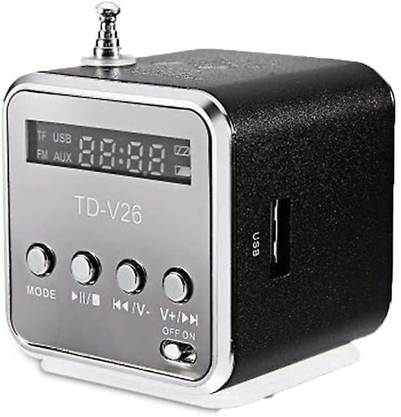 Mini Fm Radio Pocket Portable Speaker With U Disk And Micro Sd/tf Card Support Carousel 1