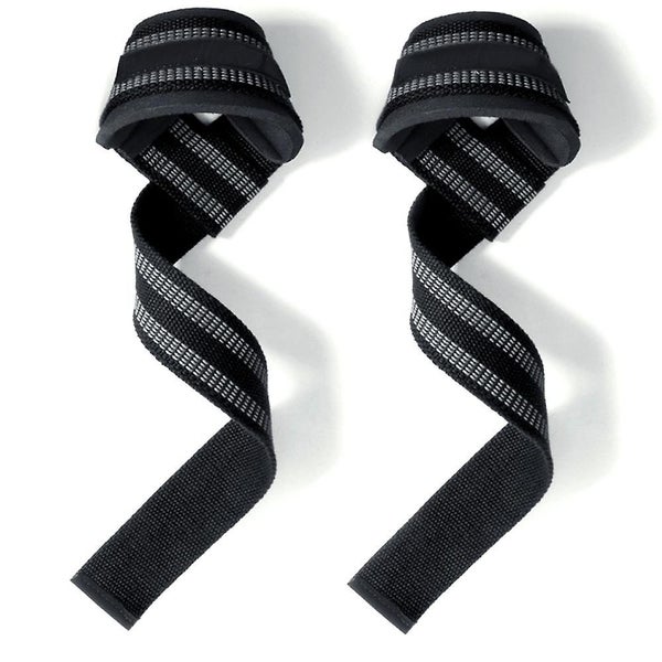 Hard Pull Wrist Lifting Straps Grips For Weightlifting Bodybuilding Strength Carousel 1