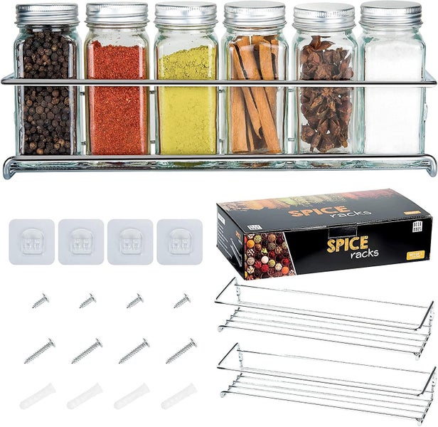 Wall Mounted Spice Rack Organizer For Cabinets. Spice Rack. Condiment Organize Carousel 1