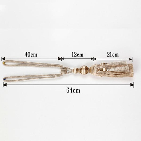 Tassels Curtain Tiebacks Home Decorative Window Drapery Ball Tassels Rope Hold Carousel 5