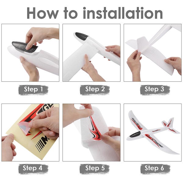 Flying Toy Styrofoam Airplane Glider Outdoor Toys Kids Ages 812 Outdoor Toys K Carousel 2